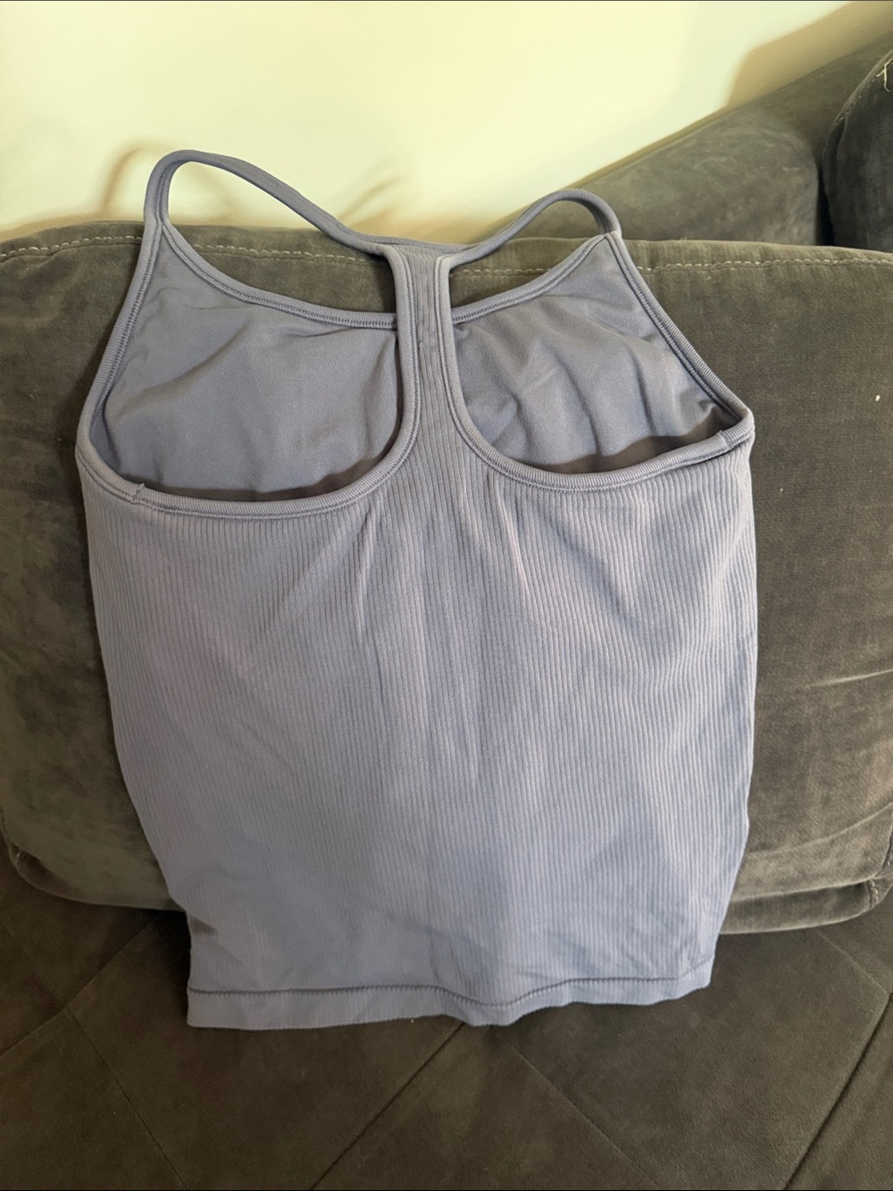 Athleta Lavender Ribbed Racerback Tank - Picture 3 of 3